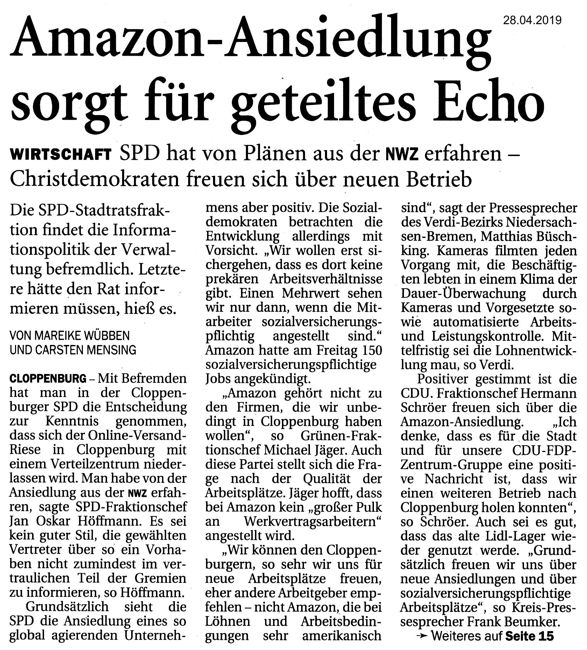 NWZ-Amazon-Stellungn-der Politik-19-01b